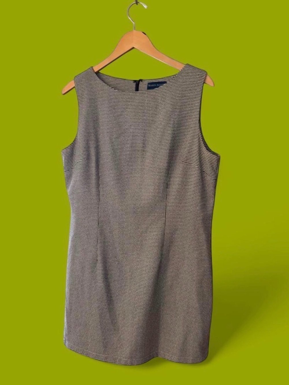 Karen Scott  Sleeveless Dress in Black & White